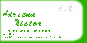 adrienn nistor business card